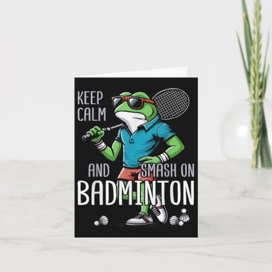 Badminton Frog Shuttle Poona Karte (Vorderseite)