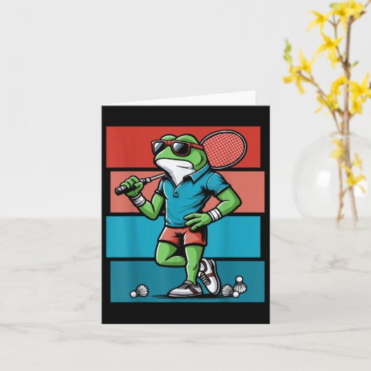 Badminton Frog Shuttle Poona Karte (Gelbe Blume)