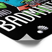 Badminton Frog Shuttle Poona Poster (Ecke)