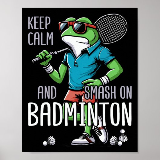 Badminton Frog Shuttle Poona Poster (Vorne)