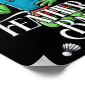 Badminton Frog Shuttle Poona Poster (Ecke)