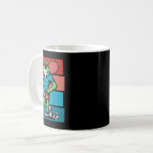 Badminton Frosch Shuttle Poona Kaffeetasse (Vorderseite Links)