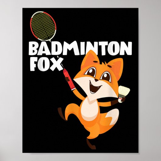 Badminton Fuchs  Poster (Vorne)
