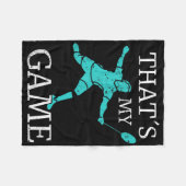 Badminton Funny Quotes Badminton Player Fleecedecke (Vorderseite (Horizontal))
