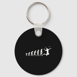 Badminton für die menschliche Evolution Schlüsselanhänger