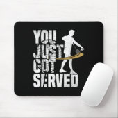 Badminton Game Lover bedient Shuttle Player Badmin Mousepad (Mit Mouse)