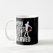 Badminton Game Lover Served Shuttle Player Badmint Kaffeetasse (Links)