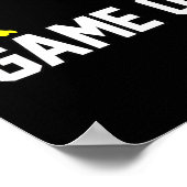 Badminton Game On Poster (Ecke)