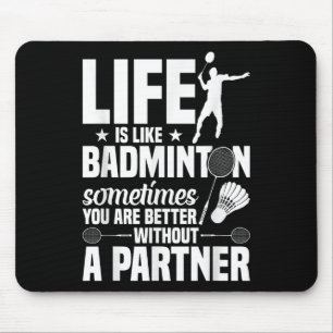 Badminton Game Player ist ein Shuttleservice wie B Mousepad