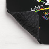 Badminton Game Player Shuttle Player Badminton Mousepad (Ecke)