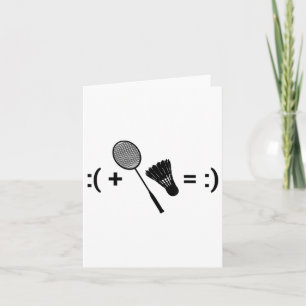 Badminton Game Shuttle Sport Badminton Karte