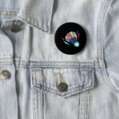 Badminton Game Shuttle Sport Badminton Pop Art Button (Beispiel)