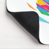 Badminton Game Shuttle Sport Badminton Pop Art Mousepad (Ecke)
