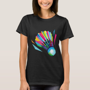 Badminton Game Shuttle Sport Badminton Pop Art T-Shirt
