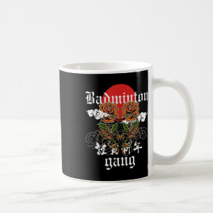 Badminton Gang, Rose Scorpions Sporty Floral Rept Kaffeetasse