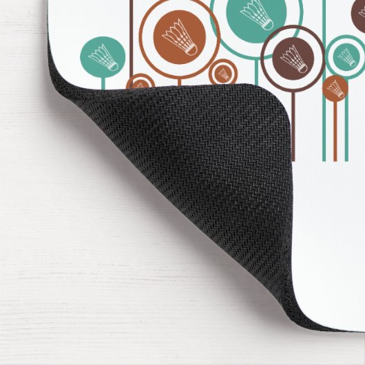 Badminton-Gänseblümchen Mousepad (Ecke)