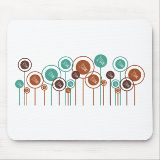 Badminton-Gänseblümchen Mousepad