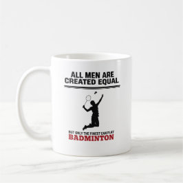 Badminton-Geschenk für Dad Coach Spieler Kaffeetasse