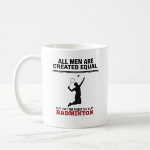 Badminton-Geschenk für Dad Coach Spieler Kaffeetasse