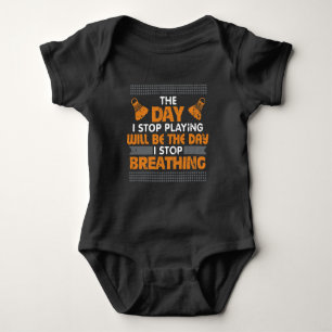 Badminton-Geschenk-Ideen-Schläger-Spieler-Sport Baby Strampler