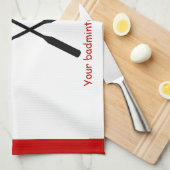 Badminton-Geschenke, Schläger und Shuttlecck-Brauc Handtuch (Viertel Falte)