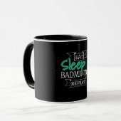 Badminton-Geschenke Tasse (Vorderseite Links)