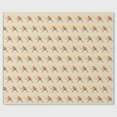 Badminton Geschenkpapier (Flach)