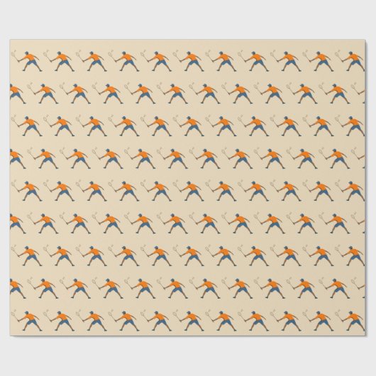 Badminton Geschenkpapier (Flach)