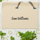 Badminton Geschirrtuch (Gefaltet)