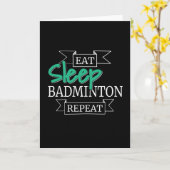 Badminton Gift Karte (Gelbe Blume)