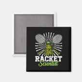 Badminton Gift Shuttle Racket Scientist Badminton Magnet (Vorderseite/Rückseite)