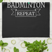 Badminton Gifts Geschirrtuch (Gefaltet)