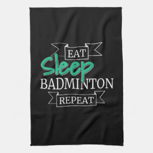 Badminton Gifts Geschirrtuch