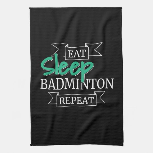 Badminton Gifts Geschirrtuch (Vertikal)