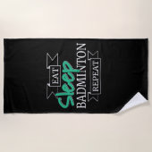 Badminton Gifts Strandtuch (Vorderseite)