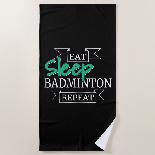 Badminton Gifts Strandtuch (Vorderseite)