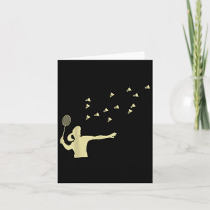 Badminton Girl Shuttle Woman Girl Shuttle Racket Karte