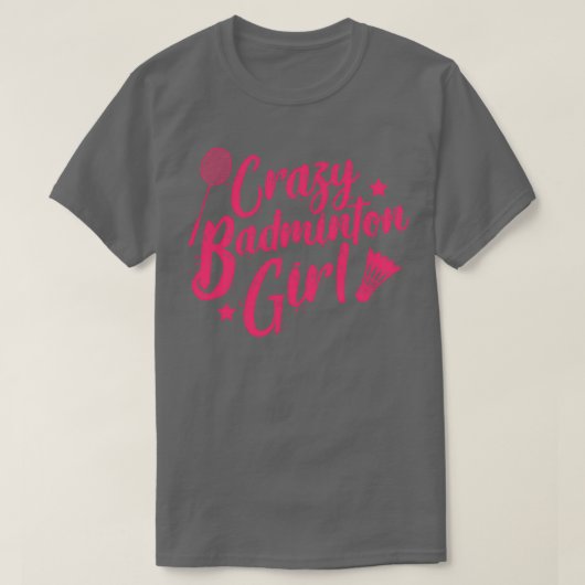 Badminton Girl T 8 T-Shirt (Design vorne)