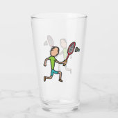 Badminton Glas (Rückseite)