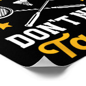 Badminton Good Players brauchen Tactics Shuttle Poster (Ecke)