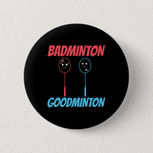 Badminton Goodminton Racket Meme Button
