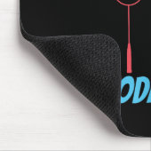 Badminton Goodminton Racket Meme Mousepad (Ecke)