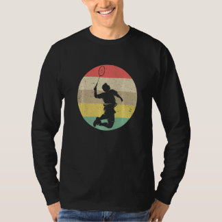Badminton Grafik Badminton Spieler Federball Spo T-Shirt