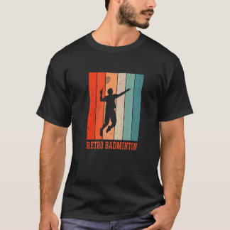 Badminton Grafik Badminton Spieler Federball Spo T-Shirt
