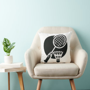 Badminton-Grafik Kissen