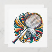 Badminton Graphic (Vorne/Hinten)