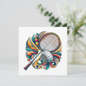 Badminton Graphic (Stehend Vorderseite)