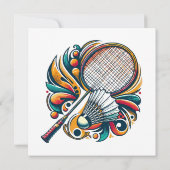 Badminton Graphic (Rückseite)