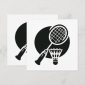 Badminton Graphic (Vorne/Hinten)