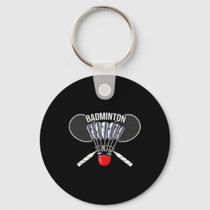 Badminton Graphic Badminton Player Shuttle Sports Schlüsselanhänger
